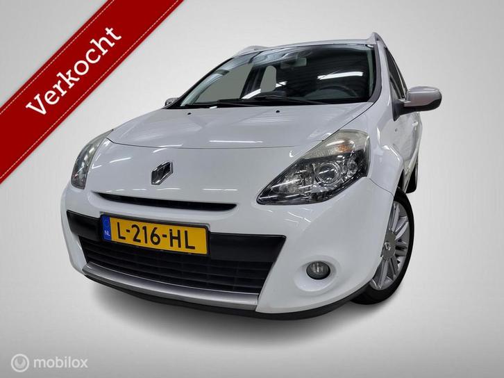 Renault Clio Estate 1.2 TCE Night & Day/Navi/Stoelverwarming, Auto's, Renault, Bedrijf, Clio, ABS, Airbags, Airconditioning, Alarm