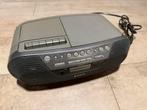 Draagbare sony radio / cd / cassette speler CFD-S05, Ophalen of Verzenden, Gebruikt, Overige typen, Met cd-speler