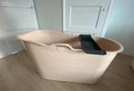 Kunststof beige bad - Weinig gebruikt, Ophalen, Overige typen, 50 tot 100 cm, Zo goed als nieuw