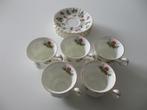 5 Kop & schotels - Royal Albert - Bone China - "Winsome", Ophalen, Zo goed als nieuw, Overige stijlen, Kop(pen) en/of Schotel(s)