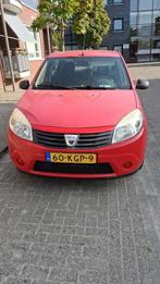 Dacia Sandero 1.2 16V 55KW 2009 Rood, Auto's, Dacia, Voorwielaandrijving, Euro 5, Stof, 74 pk