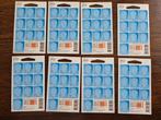 8 x velletje postzegel nr 1 met afbeelding, Verzenden, Na 1940, Postfris