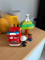 Lego duplo brandweertruck 10901, Ophalen of Verzenden, Zo goed als nieuw, Duplo
