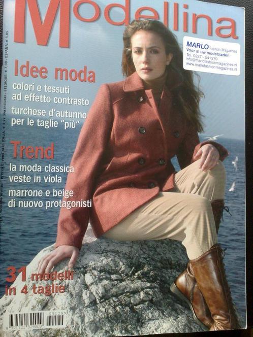 Modellina 129 ,Uitgave in het Italiaanse Spaans en Frans, Hobby en Vrije tijd, Kledingpatronen, Nieuw, Vrouw, Overige merken, Verzenden