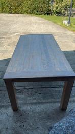 Massief teakhout in whitewash 221x101x79, Ophalen, 100 tot 150 cm, Rustiek, Teakhout