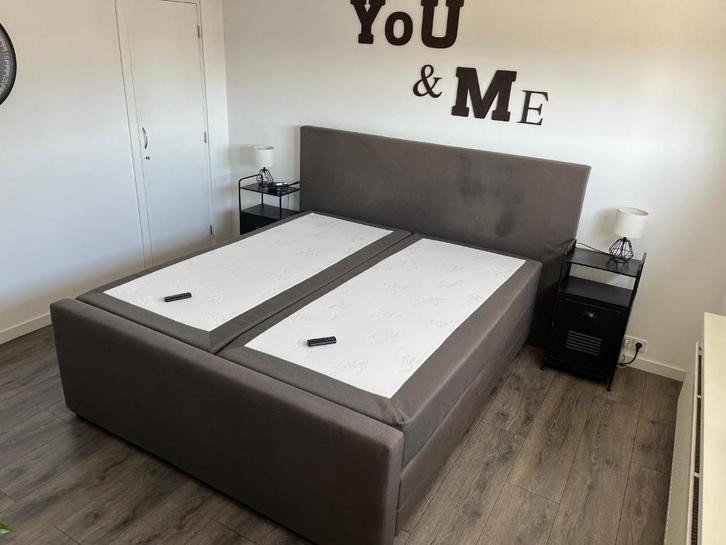 SWISS SENSE Elektrisch verstelbare boxspring, Huis en Inrichting, Slaapkamer | Boxsprings, Zo goed als nieuw, 180 cm, 200 cm, Tweepersoons