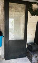 Buitendeur incl dubbelglas, Doe-het-zelf en Verbouw, Deuren en Horren, Ophalen, Gebruikt, 80 tot 100 cm, 200 tot 215 cm