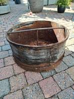 Ijzeren bloembak voor €10. Afhalen in Geleen., Ophalen, Gebruikt, Minder dan 60 cm, Rond