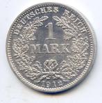 Duitsland 1 Mark 1912 D Oplage 632.000 !, Ophalen of Verzenden, Duitsland, Zilver