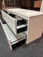 Badmeubel 120 cm mat wit met solid surface wasbak NEW, Huis en Inrichting, Ophalen, 100 tot 150 cm, Nieuw, Minder dan 100 cm