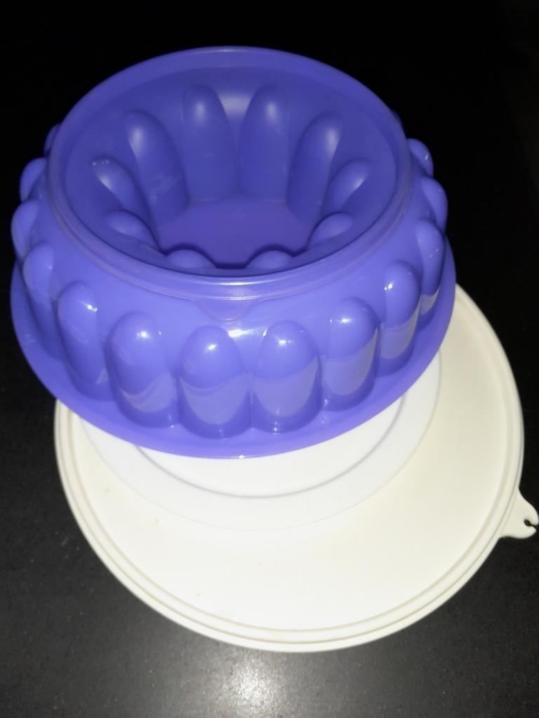 Tupperware puddingvorm, Huis en Inrichting, Keuken | Tupperware, Ophalen, Blauw, Overige typen