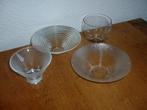 Glazen schalen 4 x, Ophalen, Schaal, Rond, Glas