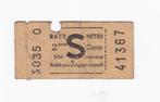 metrokaartje Parijs 2e classe 1951, Tickets en Kaartjes, Vliegtuig, Eén persoon