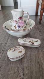 Brocante Lampetstel 4 delig, Antiek en Kunst, Curiosa en Brocante, Ophalen