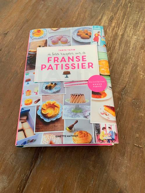 Kookboek Tarte tatin Franse Patissier Ginette Mathiot, Boeken, Kookboeken, Zo goed als nieuw, Frankrijk, Ophalen of Verzenden