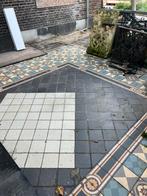 Antieke Vloertegels - Mix van Stijlen, Doe-het-zelf en Verbouw, Tegels, Ophalen, Gebruikt, Keramiek, 20 tot 40 cm