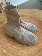 Beige strech laarsjes mt 38, Verzenden, Gedragen, Beige