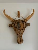 J-line Stier van Drijfhout - Wanddecoratie, Ophalen of Verzenden, Zo goed als nieuw