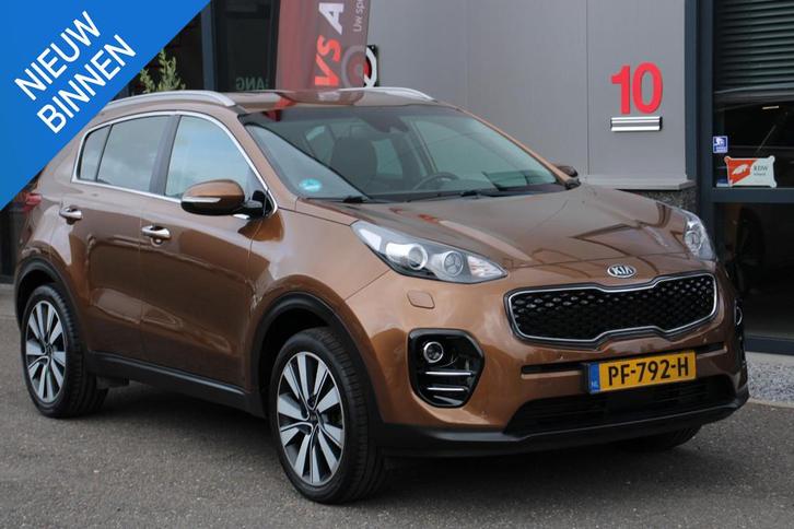 Kia Sportage 1.6 GDI ExecutiveLine LEER, NAVI, TREKHAAK, WIN, Auto's, Kia, Te koop, Sportage, ABS, Achteruitrijcamera, Airbags