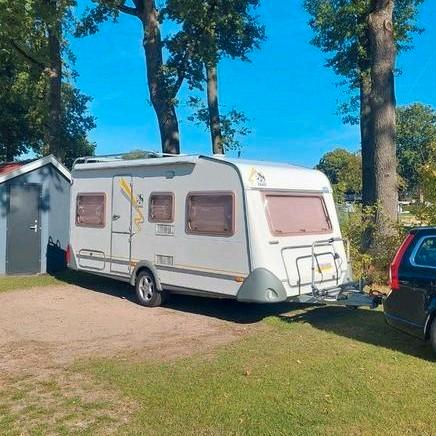 Knaus sudwind 450, Caravans en Kamperen, Caravans, Particulier, tot en met 4, Rondzit, Knaus, Vast bed, Disselslot, Reservewiel