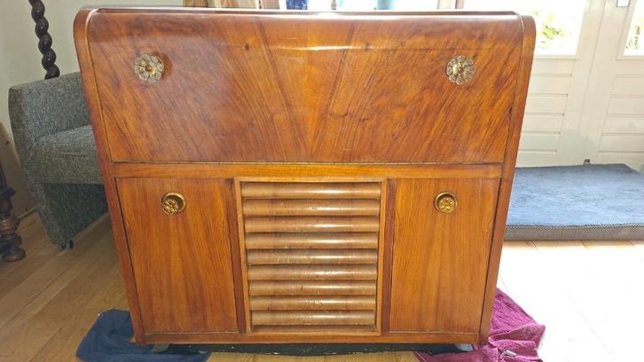 Antiek radiomeubel, Antiek en Kunst, Antiek | Tv's en Audio, Ophalen