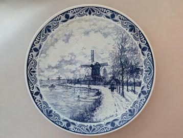 Mooi Delftsblauw Wandbord 39cm beschikbaar voor biedingen