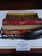 Sila Camerano Italia Accordeon, Muziek en Instrumenten, Accordeons, Overige merken, Gebruikt, Met koffer, 120-bas