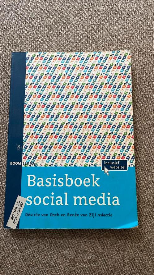 Basisboek social media, Boeken, Wetenschap, Zo goed als nieuw, Sociale wetenschap, Ophalen