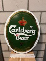 Emaille Carlsberg reclame schild, Verzamelen, Ophalen of Verzenden, Gebruikt, Reclamebord