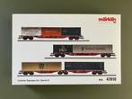 Märklin H0 / 47810 Set containerwagens wheatered MHI-serie, Hobby en Vrije tijd, Wisselstroom, Treinset, Ophalen of Verzenden