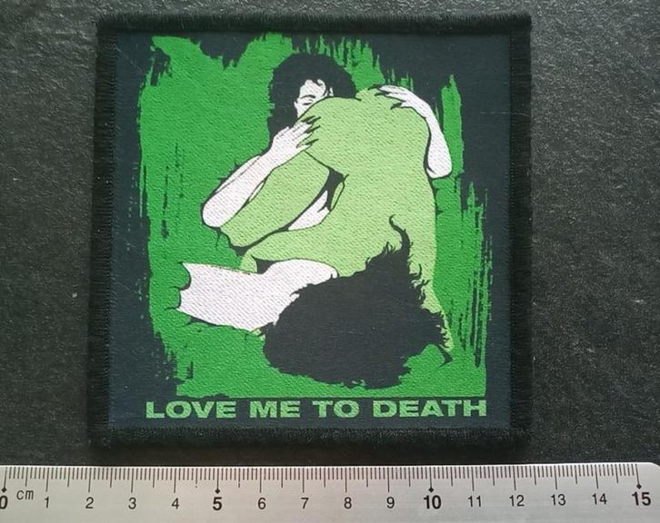 Type O Negative mooie  love me to death printed patch t95, Verzamelen, Muziek, Artiesten en Beroemdheden, Nieuw, Kleding, Verzenden