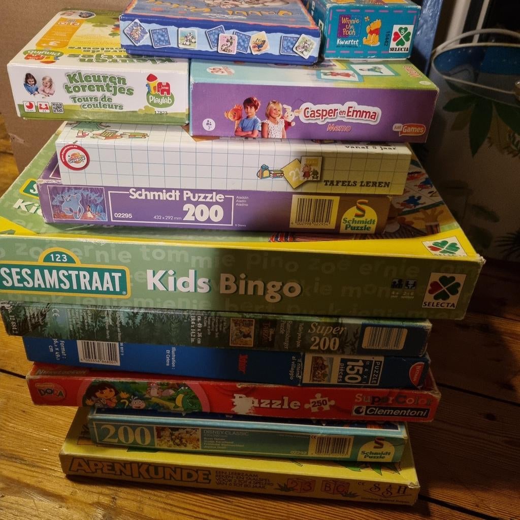 Allerlei spelletjes en puzzels, Ophalen of Verzenden, Meer dan 50 stukjes