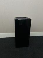 Hoge zwarte glimmende bloempot, Tuin en Terras, Bloempotten, Ophalen, Gebruikt, Vierkant, Binnen