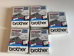 5x Brother P-Touch 7000 8000 lettertape TX-241  18mm, Nieuw, Tape-label, Ophalen of Verzenden, Brother