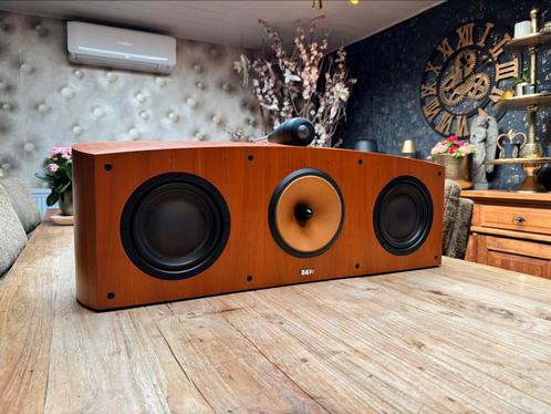 Mooie B&W HTM1 Nautilus Centerspeaker Cherrywood, Audio, Tv en Foto, Luidsprekers, Zo goed als nieuw, Center speaker, 120 watt of meer