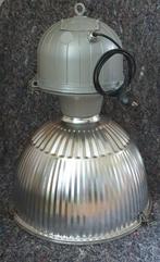 Industrielamp alluminium ribbel met glas, Ophalen, Gebruikt, Glas, 50 tot 75 cm