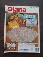 Diana filethaken,  60 mooie haakpatronen, Patroon of Boek, Ophalen of Verzenden, Zo goed als nieuw, Haken