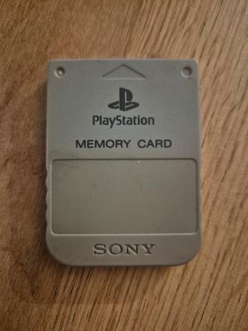 Sony PlayStation 1 Memory Card – origineel beschikbaar voor biedingen