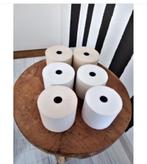 6 telrollen creme/diameter 7.1 cm hoog 5.7 cm, Antiek en Kunst, Ophalen of Verzenden