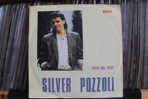 7" Single Silver Pozzoli - Step By Step + dub mix, Cd's en Dvd's, Vinyl Singles, Gebruikt, Single, Pop, 7 inch, Ophalen of Verzenden
