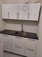 Modern Keukenblok 170cm - Compleet!, Ophalen, Gebruikt, Wit, Enkelwandige keuken