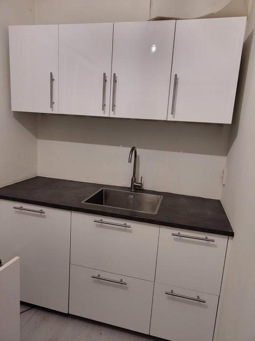 Modern Keukenblok 170cm - Compleet!, Huis en Inrichting, Keuken | Complete keukens, Gebruikt, Enkelwandige keuken, Wit, Kunststof