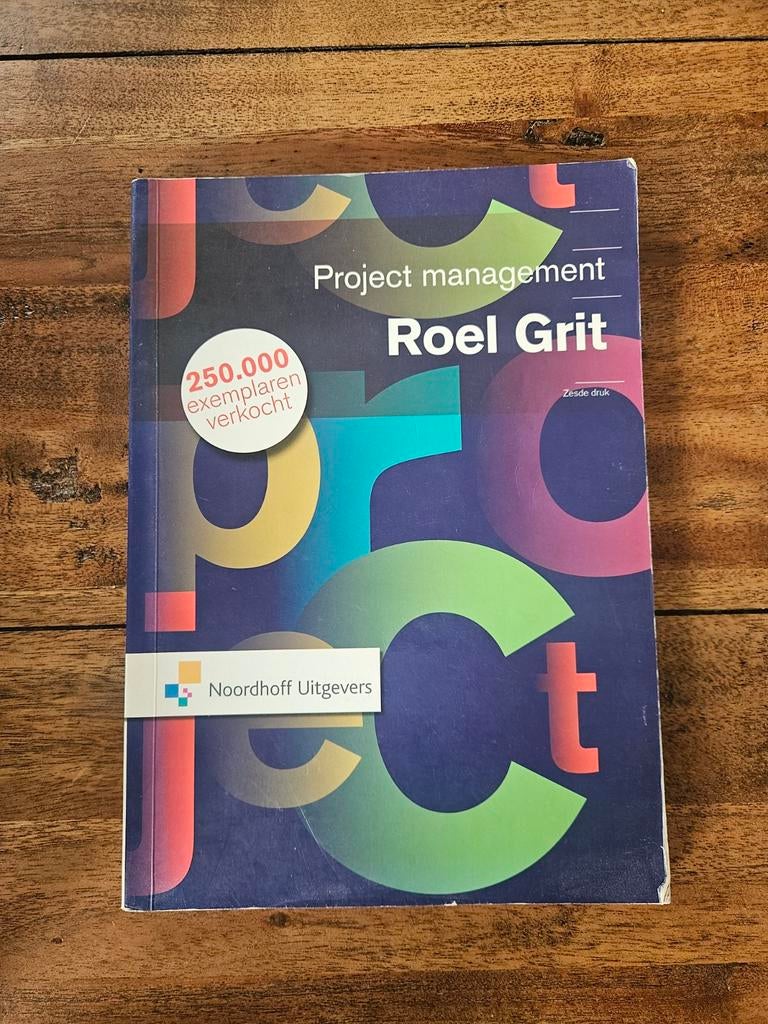 Project Management - Roel Grit, Ophalen, Zo goed als nieuw, HBO, Roel Grit