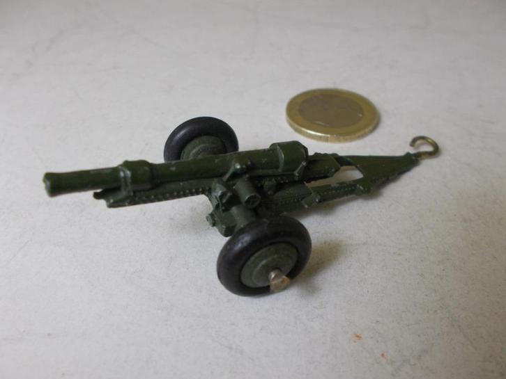1939 Dinky Toys 162C 18 PNDER FIELD GUN + Vervangend trekoog, Hobby en Vrije tijd, Modelauto's | 1:50, Gebruikt, Overige typen