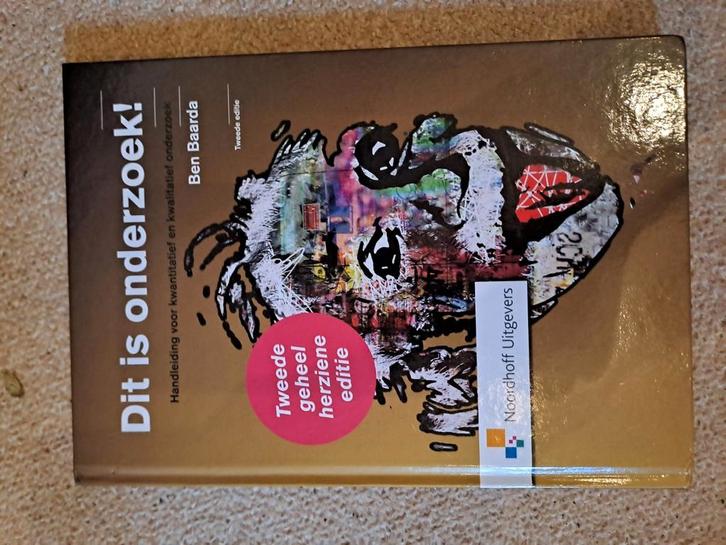 B. Baarda - Dit is onderzoek!, Boeken, Economie, Management en Marketing, Zo goed als nieuw, Management, Ophalen of Verzenden