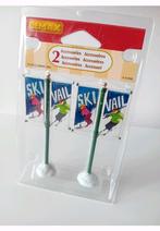 Lemax street pole banner, set of 2, Lemax figuur Kerstdorp, Diversen, Kerst, Ophalen of Verzenden, Zo goed als nieuw