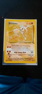 Hitmonlee holo 7/62, Ophalen of Verzenden, Gebruikt, Losse kaart, Foil