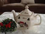 Masons mason christmas village kerst theepot, Huis en Inrichting, Keuken | Servies, Overige typen, Ophalen of Verzenden, Zo goed als nieuw