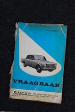 Vraagbaak Simca 1301 - 1501 P. Olyslager 1967-1972, Ophalen of Verzenden