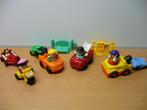 Little people: diverse auto's met popjes, koningspaar, Ophalen of Verzenden, Gebruikt, Speelset